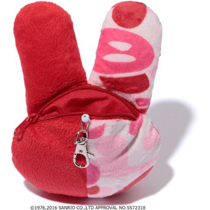 BAPE My Melody Shark Plush Doll Keychain Keychain (Kids) Red