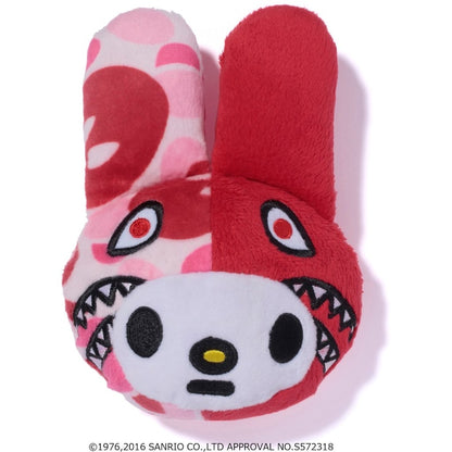 BAPE My Melody Shark Plush Doll Keychain Keychain (Kids) Red
