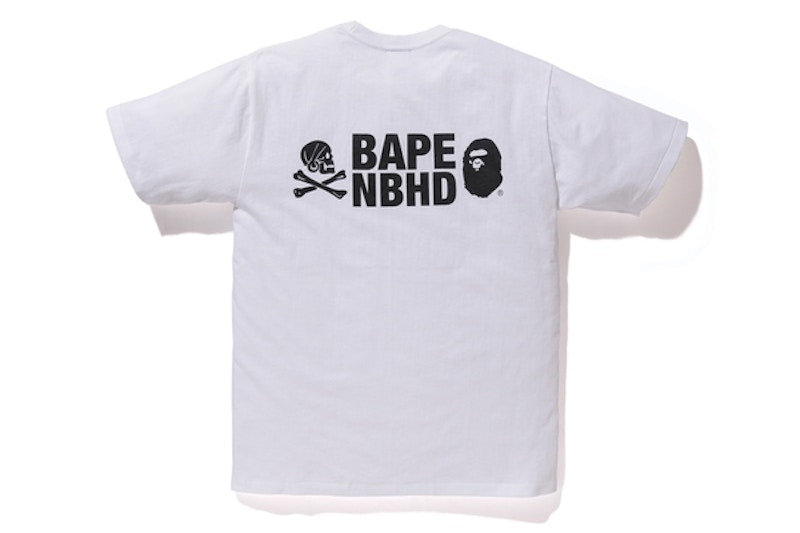 BAPE NBHD Tee 2 White/Black