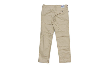 BAPE Neon Camo Reverse Print See Through Chino Pants Light Brown