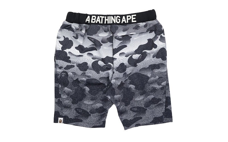 BAPE Noise Camo Sweatshorts Black/White