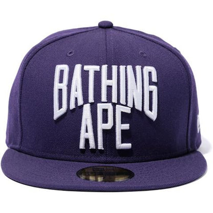 BAPE NYC Logo New Era Cap Cap Purple