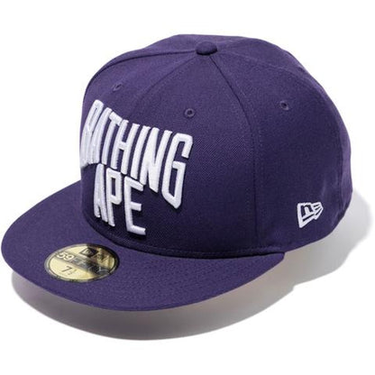 BAPE NYC Logo New Era Cap Cap Purple