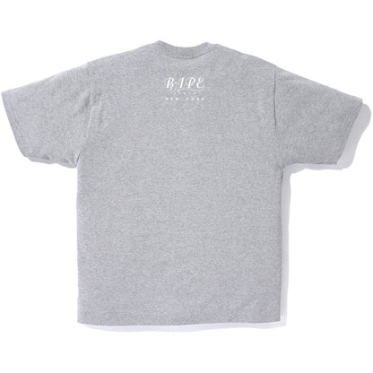 BAPE Nyc Ny Camo Ape Head Tee Tee Gray