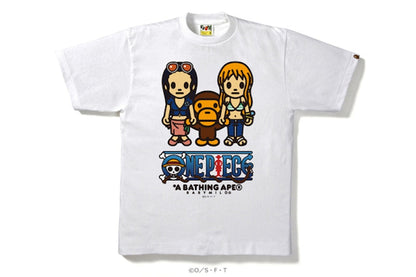 BAPE One Piece Nami & Robin Tee White