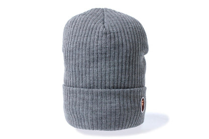 BAPE One Point Knit Cap Gray