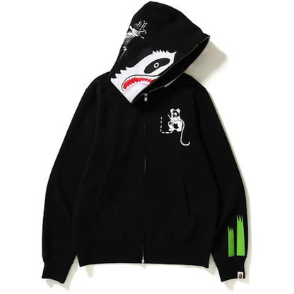 BAPE Panda Full Zip Hoodie Black