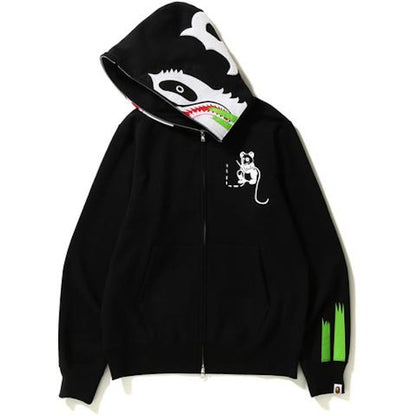 BAPE Panda Full Zip Hoodie Black