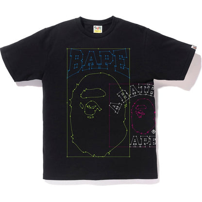 BAPE Paste and Place Tee Black