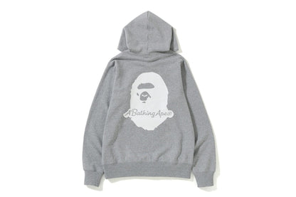 BAPE Patch Pullover Hoodie (SS19) Grey