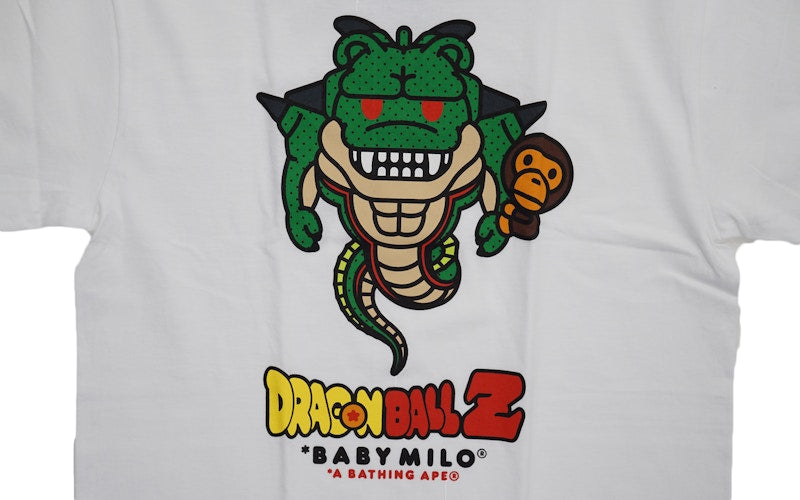 BAPE Dragon Ball Z Peeping Milo Polunga Tee White