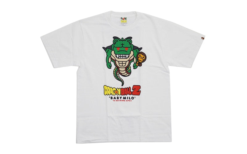 BAPE Dragon Ball Z Peeping Milo Polunga Tee White
