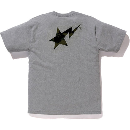 BAPE Pigment 1st Camo Bapesta Tee Gray/Green