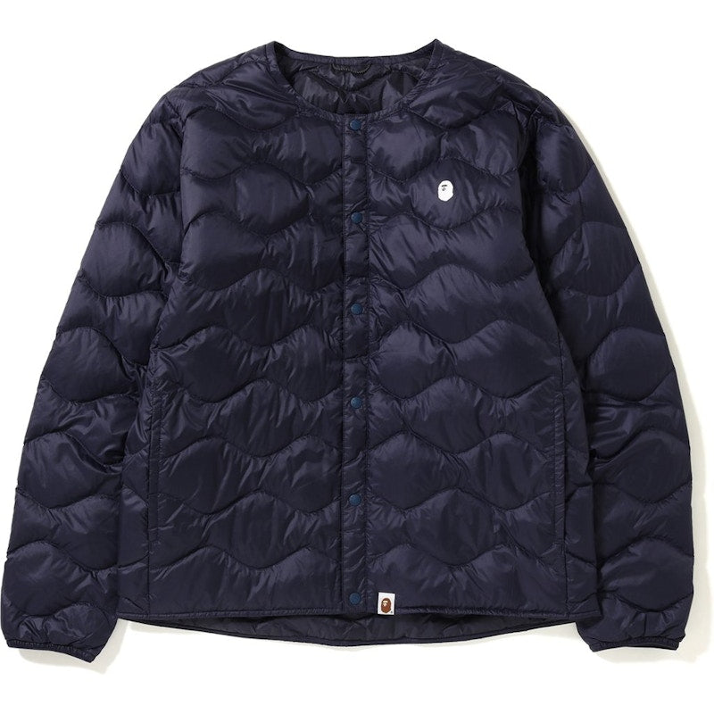 BAPE Pocketable Light Down Jacket Navy
