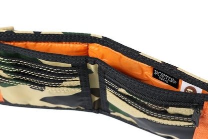 BAPE Porter 1st Camo Wallet Yellow