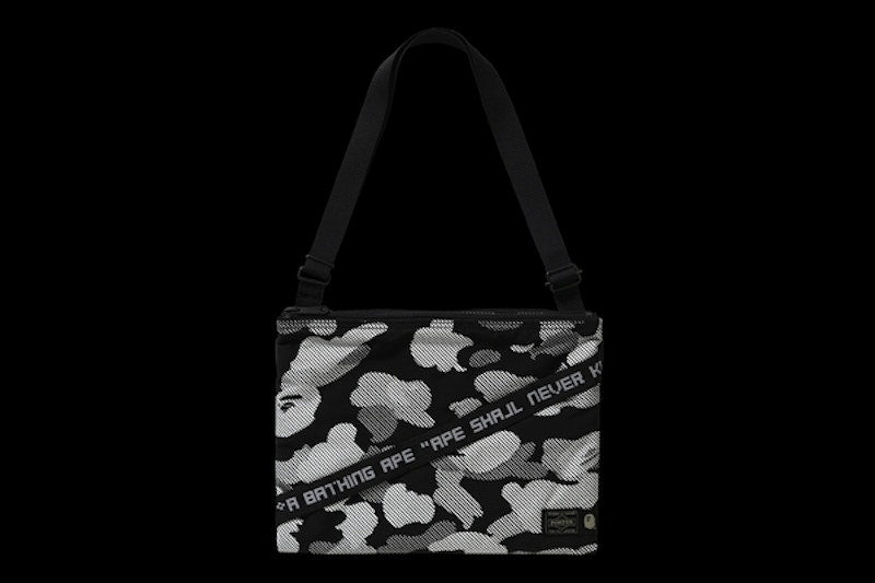 BAPE Porter Reflection Camo Sacosh Gray/Black