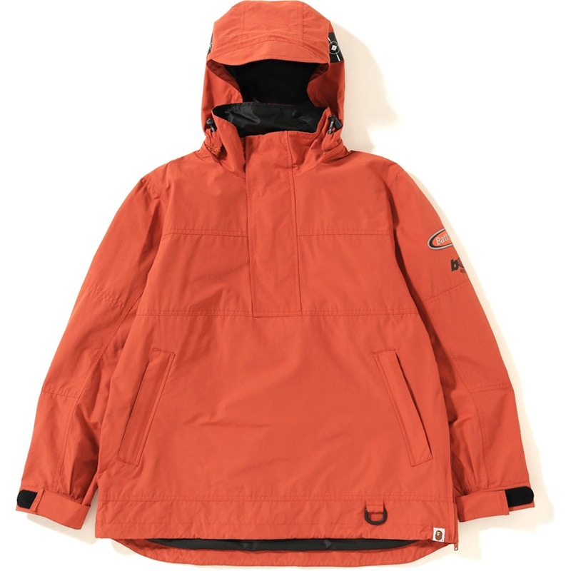 BAPE Pullover Anorak Orange