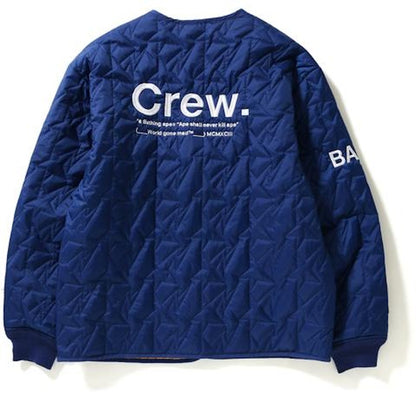 BAPE Quilted Jacket Jacket Navy