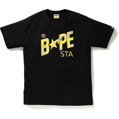 BAPE Reflection Camo Bapesta Tee Tee Black/Gold