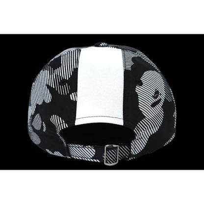 BAPE Reflection Camo Cap Cap Black