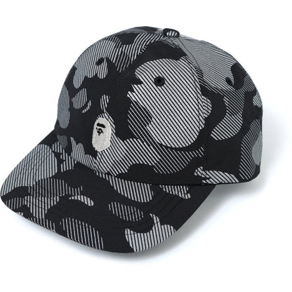 BAPE Reflection Camo Cap Cap Black