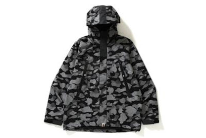BAPE Reflection Camo Hoodie Jacket Jacket Black