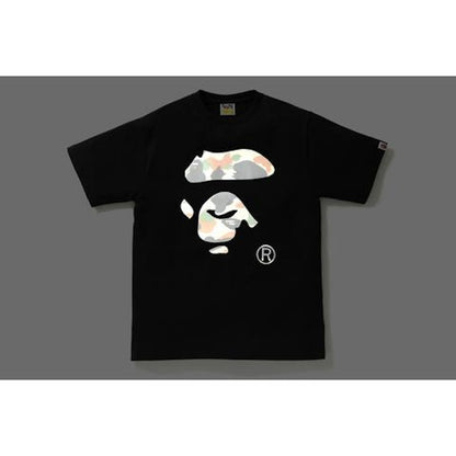 BAPE Reflector 1st Camo Ape Face Tee Tee Black/Green