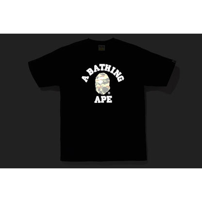 BAPE Reflector 1st Camo College Tee Black/Green