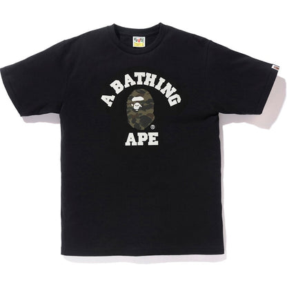 BAPE Reflector 1st Camo College Tee Black/Green