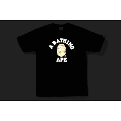 BAPE Reflector 1st Camo College Tee Black/Orange