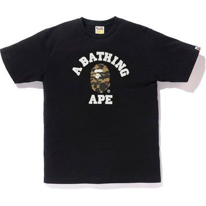 BAPE Reflector 1st Camo College Tee Black/Yellow