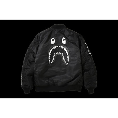 BAPE Reflector Shark MA-1 Black