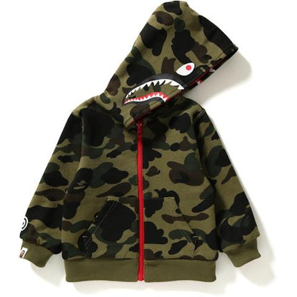 BAPE Reversible Shark Zip Hoodie (Kids) Red