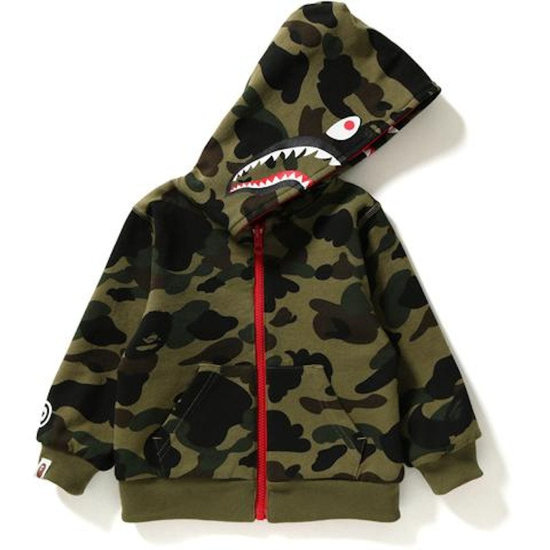 BAPE Reversible Shark Zip Hoodie (Kids) Red