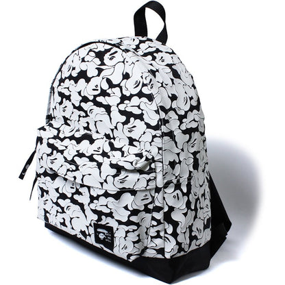 BAPE Rubber Solid Camo Day Pack L White