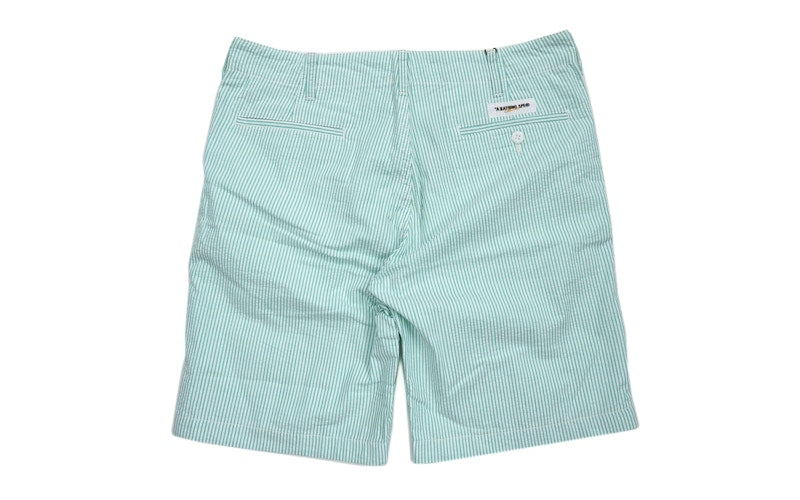 BAPE Seersucker Shorts Green
