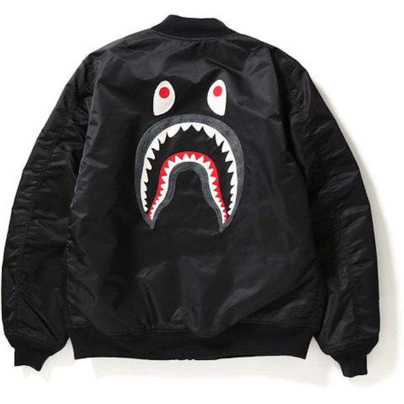 BAPE Shark Face Ma-1 Ma-1 Black