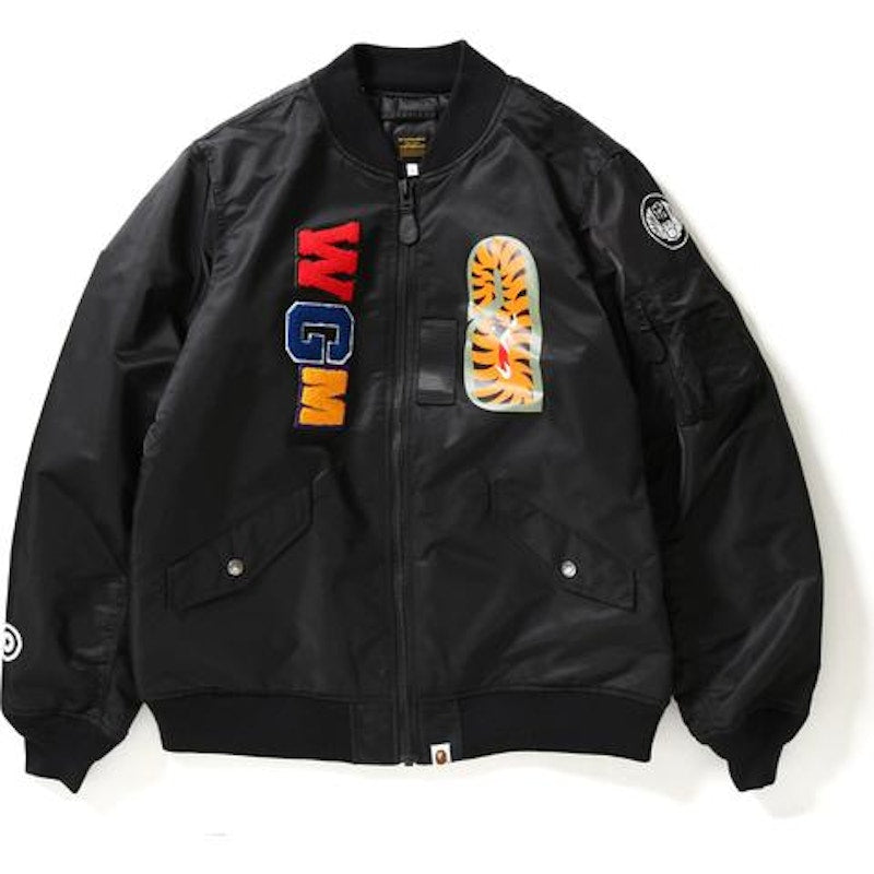 BAPE Shark Face Ma-1 Ma-1 Black