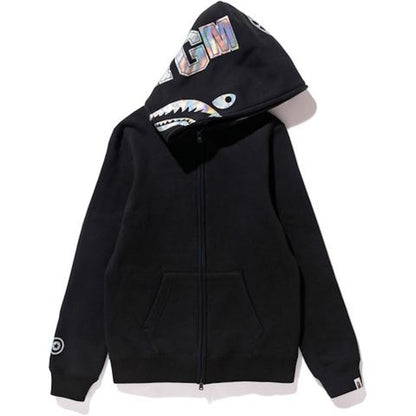 BAPE Shark Full Zip Hoodie (Ladies) Black