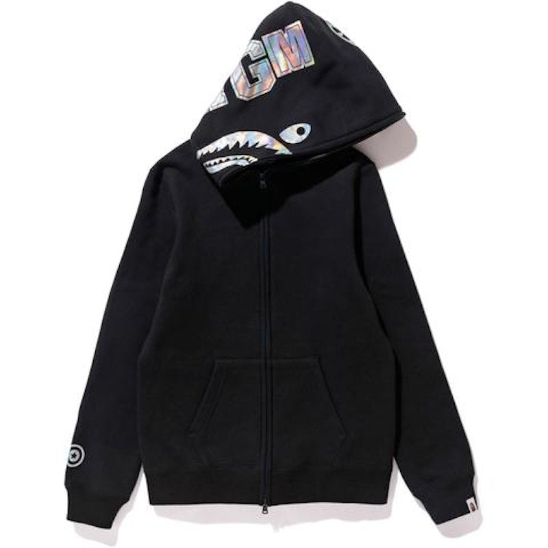 BAPE Shark Full Zip Hoodie (Ladies) Black