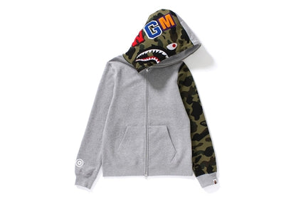 BAPE Shark Full Zip Hoodie (Ladies) Gray
