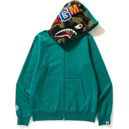 BAPE Shark Full Zip Hoodie Green