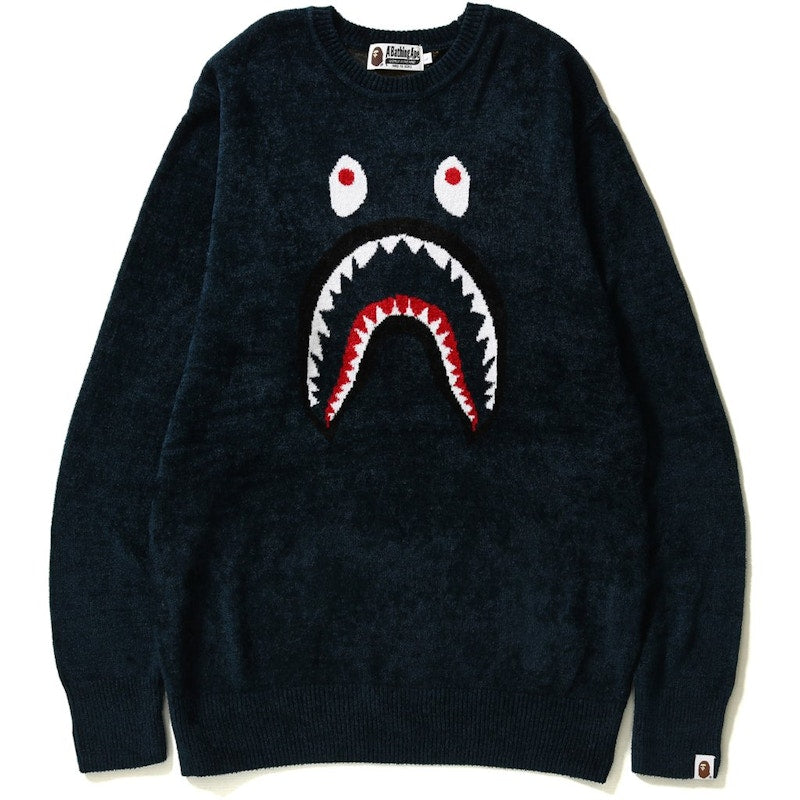 BAPE Shark Knit Knit Navy