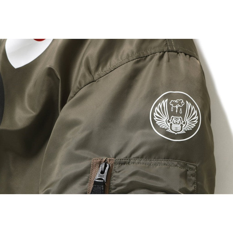 BAPE Shark Ma-1 Ma-1 Olive