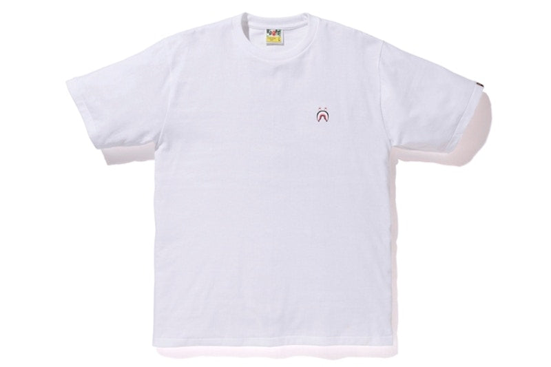 BAPE Shark One Point WGM Tee White