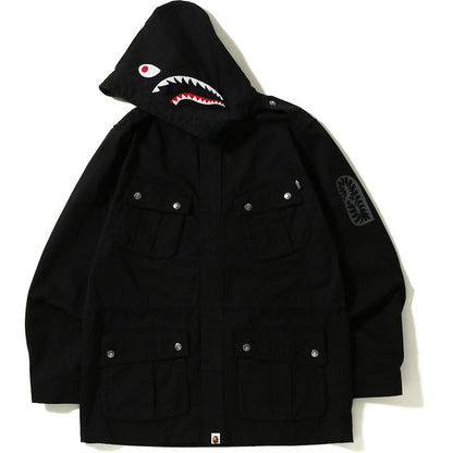 BAPE Shark Parachute Jacket Black