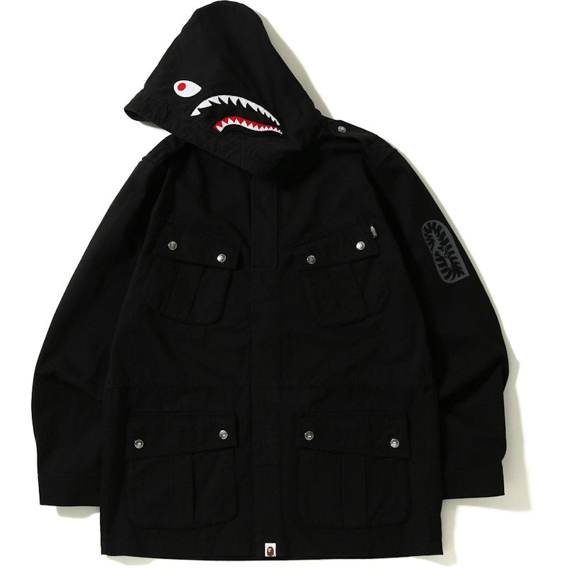 BAPE Shark Parachute Jacket Black