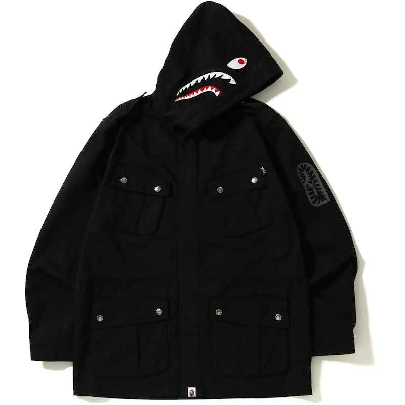 BAPE Shark Parachute Jacket Black