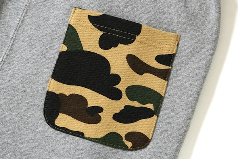 BAPE Shark Slim Sweat Pants Gray