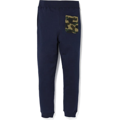BAPE Shark Slim Sweat Pants Navy/Green